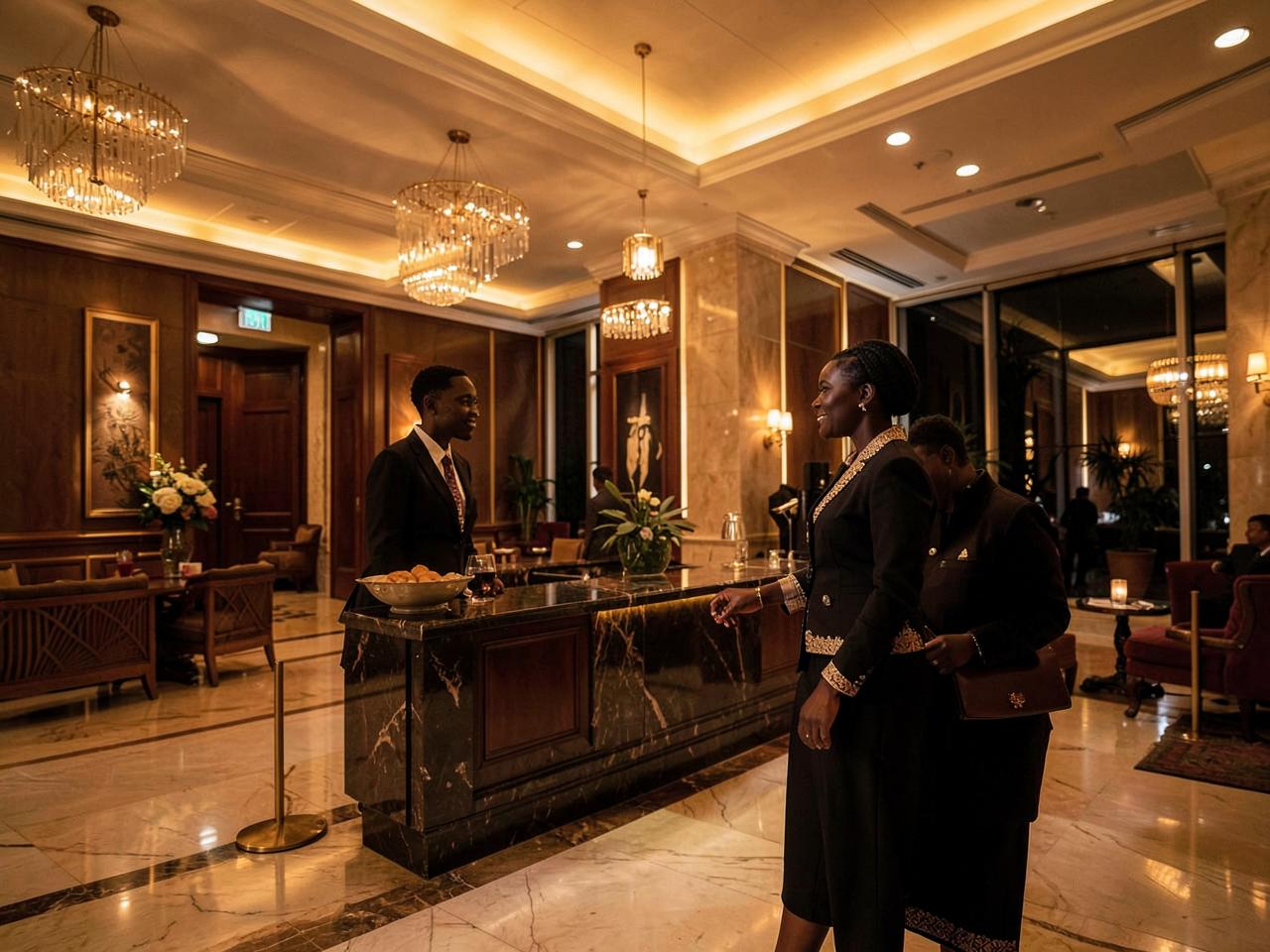 Hospitality property interior